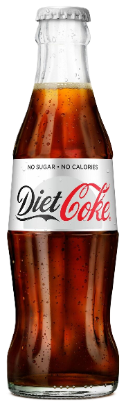 Coca Cola Diet Icon 24 x 33cl Glass