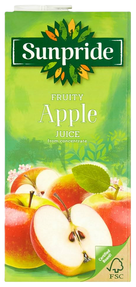 Sunpride Apple Juice 12 x 1ltr
