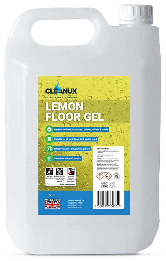 Lemon Floor Gel 4 x 5ltr