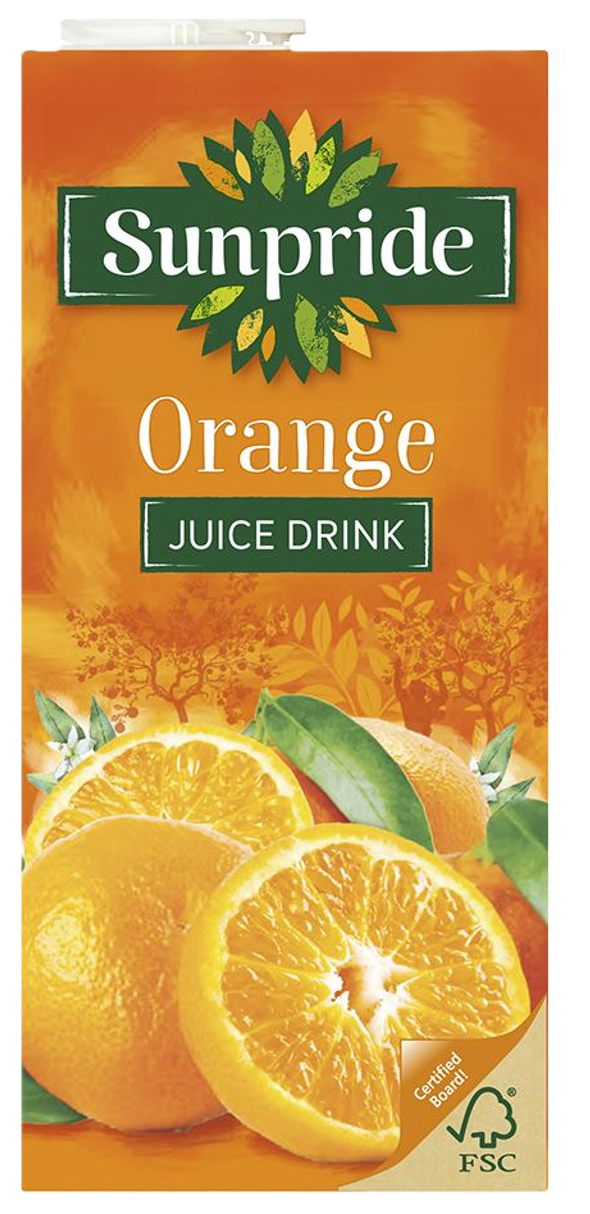 Sunpride Orange Juice 12 x 1ltr