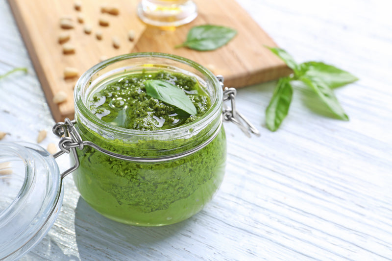 Pesto, Cream, Stock & Sauce