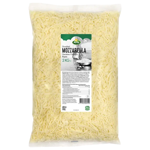 Thin Shredded Mozzarella 6x2kg
