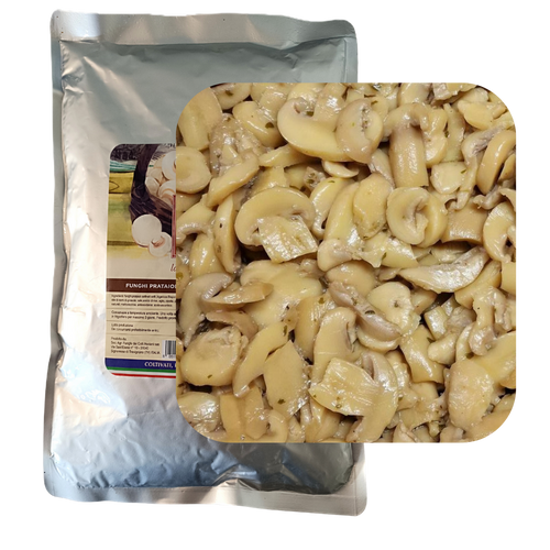 Funghi Prataioli Trifolati (Sauteed Button Mushrooms)