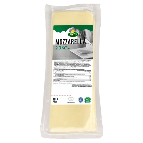 Block Mozzarella - Arla 2.3kg