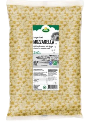 Mozzarella 10mm Large Diced 6x2kg