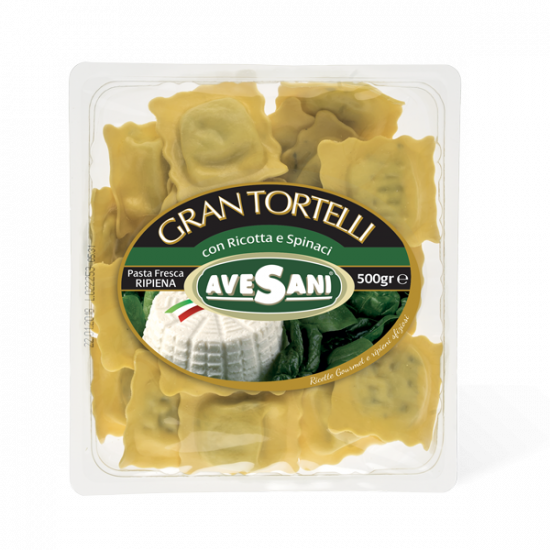 Gran Tortelli Ricotta e Spinaci (Ricotta and Spinach) 6 x 500g