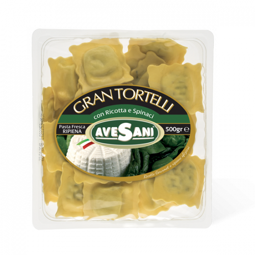 Gran Tortelli Ricotta e Spinaci (Ricotta and Spinach) 6x500g