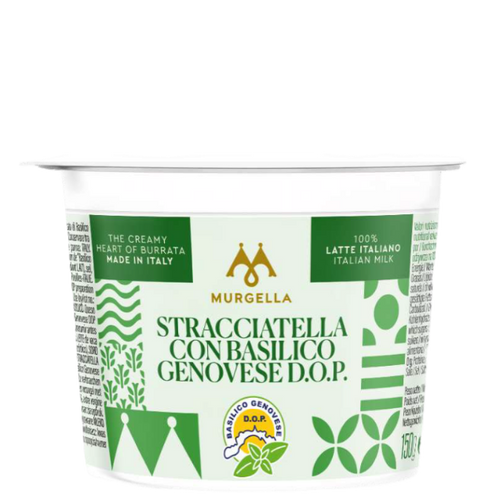 Stracciatella Con Basilico Genovese D.O.P (Pre-Order) 6x150g