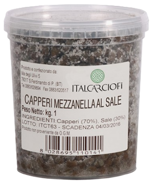 Capers in Salt by Italcarciofi