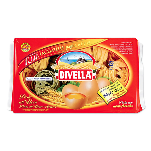 Paglia e Fieno all'Uovo no.107b - Divella 12x500g