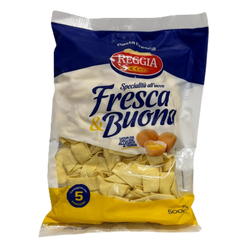 Reggia pasta bag with visible branding and product details on a white background