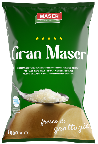 Gran Maser Vegetarian Hard Cheese Grated 1kg