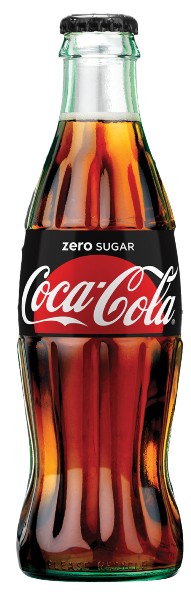 Coca Cola Zero Icon 24 x 33cl Glass
