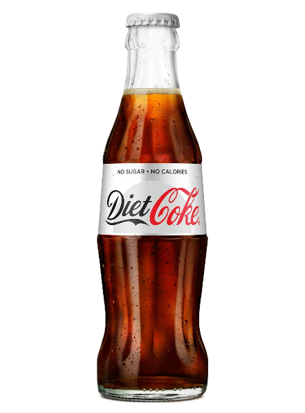 Coca Cola Diet Icon 24 x 33cl Glass