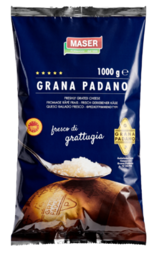 Grated Grana Padano 100% 1kg
