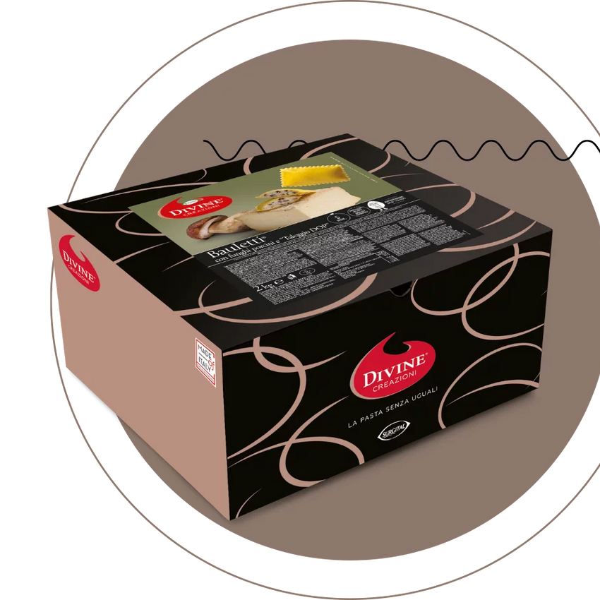 Bauletti ai Funghi Porcini con Taleggio (Porcini Mushrooms & Taleggio Cheese) 2kg