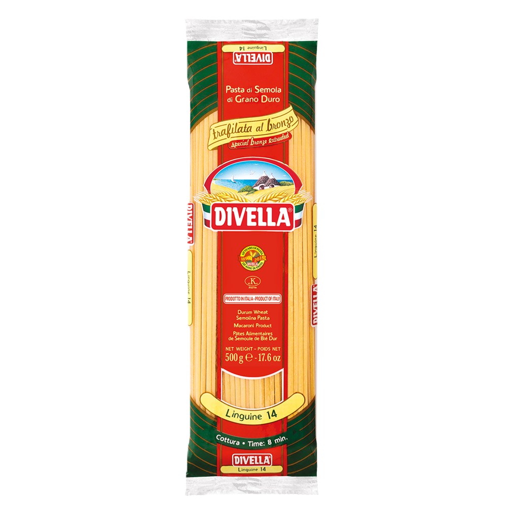 Linguine no.14bz - Divella Trafilata al Bronzo