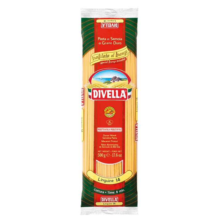 Linguine no.14bz - Divella Trafilata al Bronzo