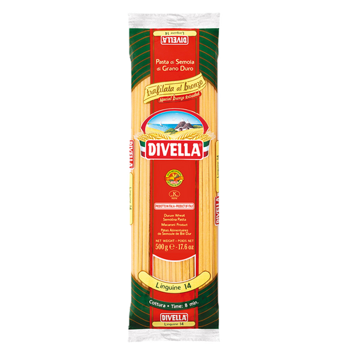 Linguine no.14bz - Divella Trafilata al Bronzo