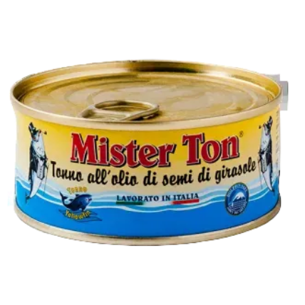 Yellowfin Tuna In Sunflower Oil - Mr. Ton 12x160g