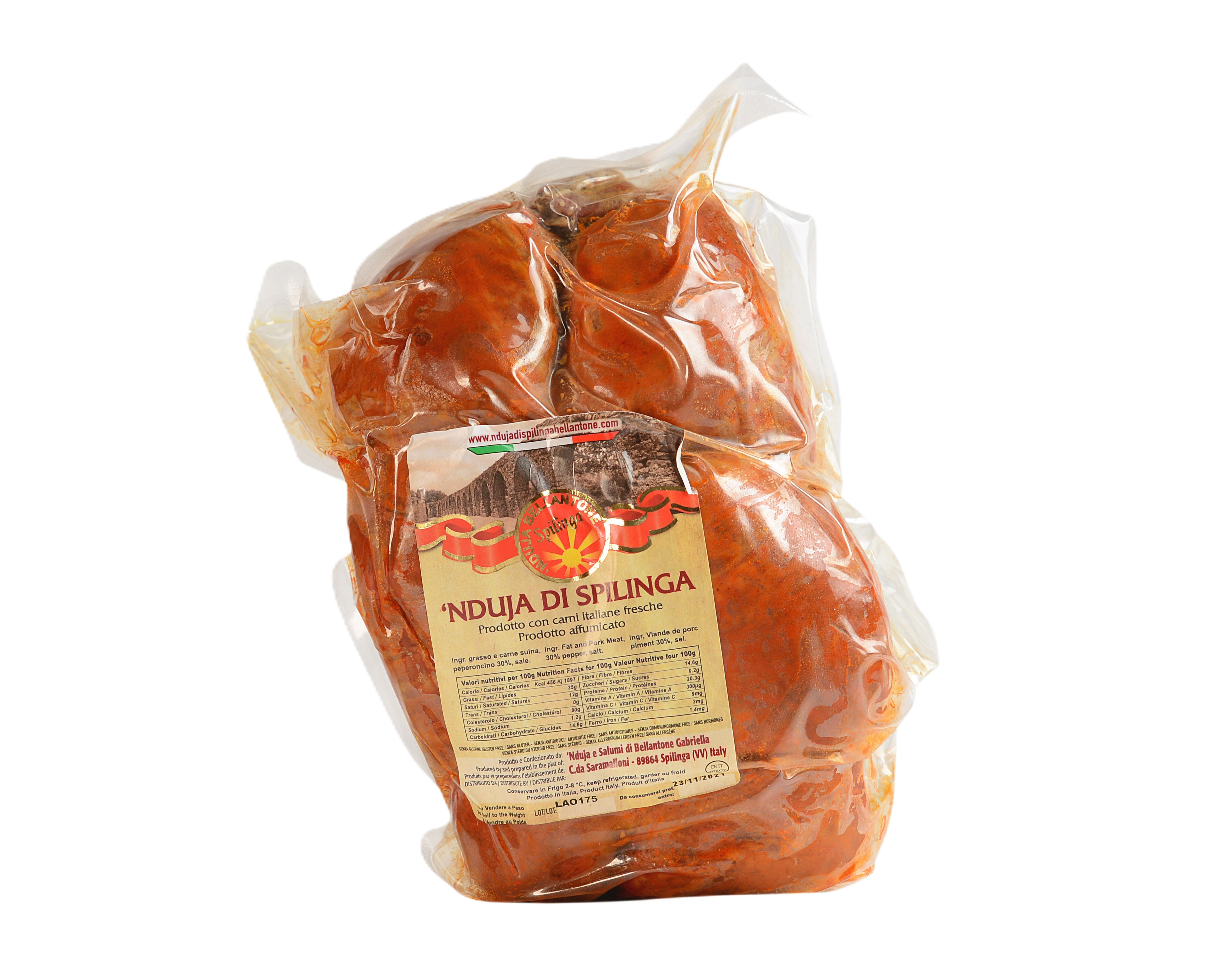 'Nduja Calabrian Spreadable Salumi 1.6kg