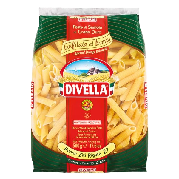 Penne Rigate no.27bz Trafilata al Bronzo - Divella