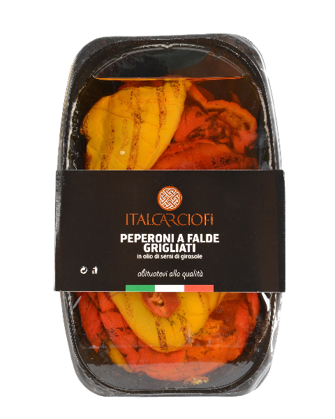 Red and Yellow Peppers Grilled in Oil 2kg