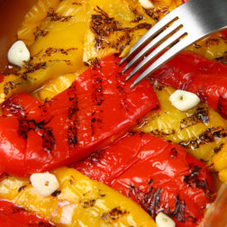 Red and Yellow Peppers Grilled in Oil 2kg