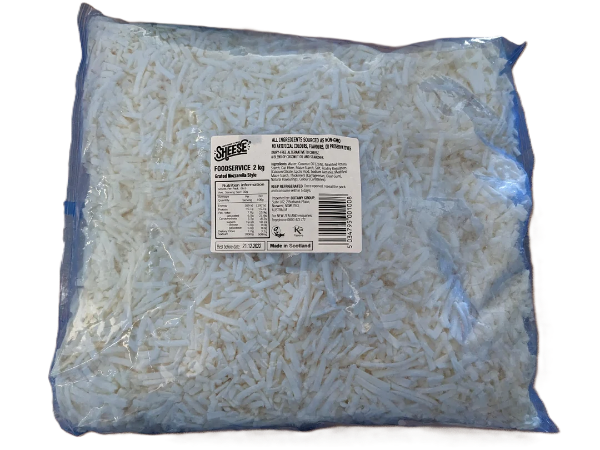 Vegan Mozzarella Style Grated Cheese 2kg
