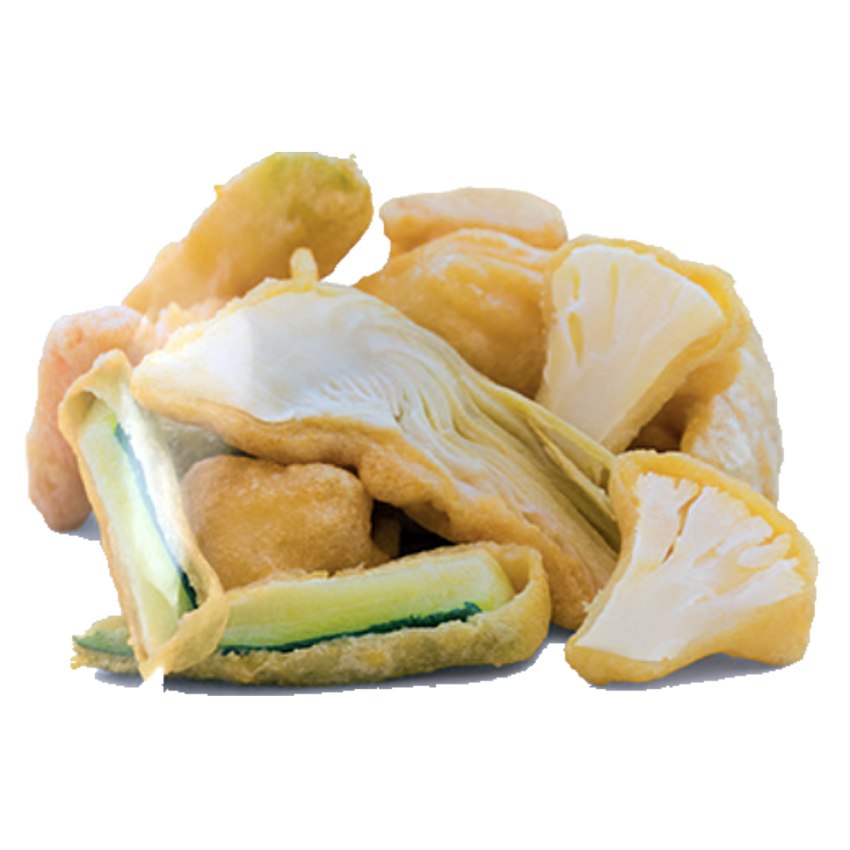 Tris di Verdure pastellate (Mixed Vegetable Fritti) 1kg
