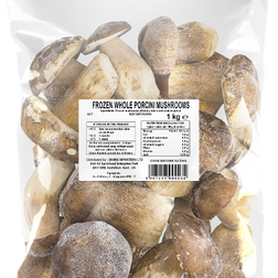 Porcini - Whole Frozen Mushrooms 1kg