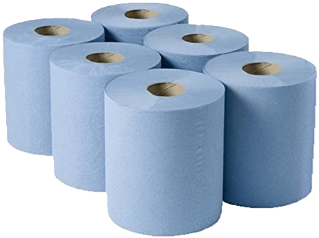 Blue Centrefeed Roll 110 metre x 6