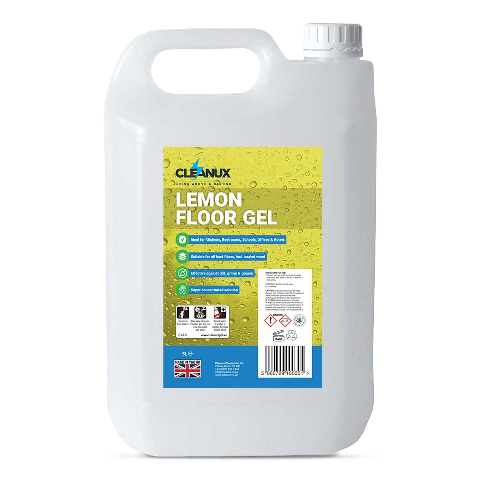 Lemon Floor Gel 4 x 5ltr