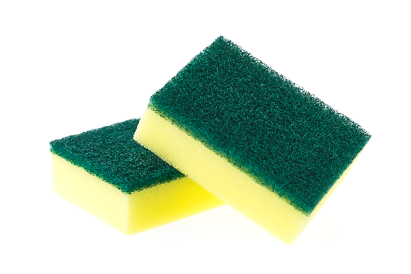 Yellow Scourer and Sponges x 10