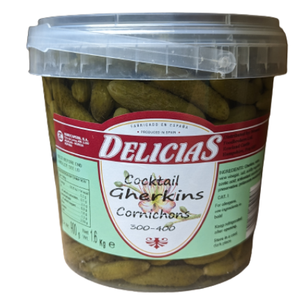 Cornichons (Cocktail Gherkins) 1.6kg