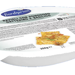 Ravioli Ricotta e Spinaci con Datterino e Basilico (Ricotta and Spinach Ravioli in Tomato and Basil Sauce) - Ready Meal