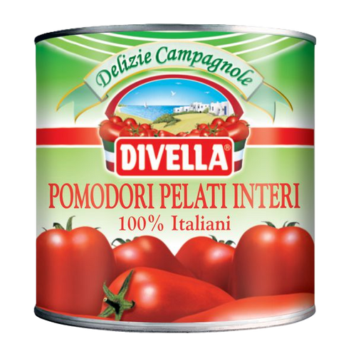 Divella - Peeled Plum Tomatoes 6x2.5kg