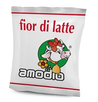 Amodio Fior di Latte packet on a white background