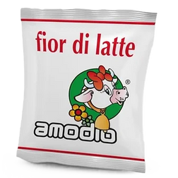 Amodio Fior di Latte packet on a white background