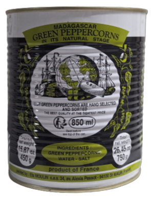 Green Peppercorns in Brine 850g