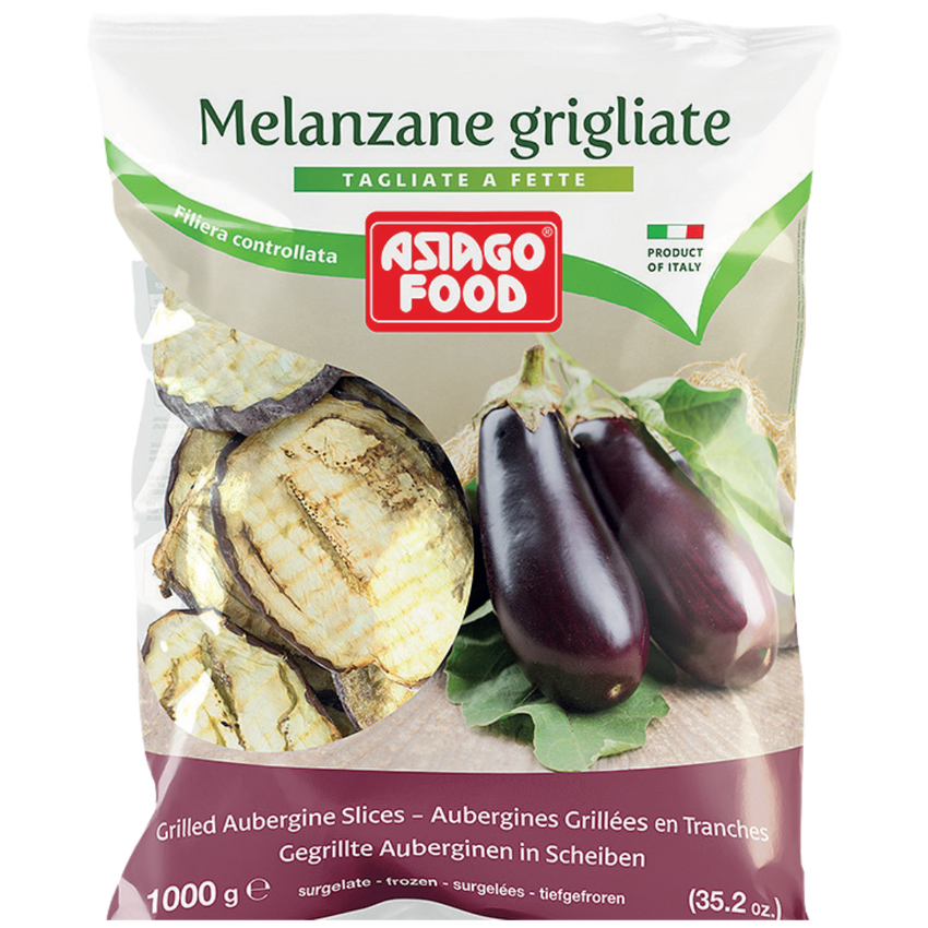 Grilled Aubergine, Frozen