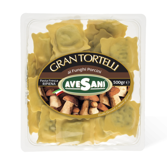 Gran Tortelli ai Funghi Porcini (Porcini Mushrooms) 6 x 500g