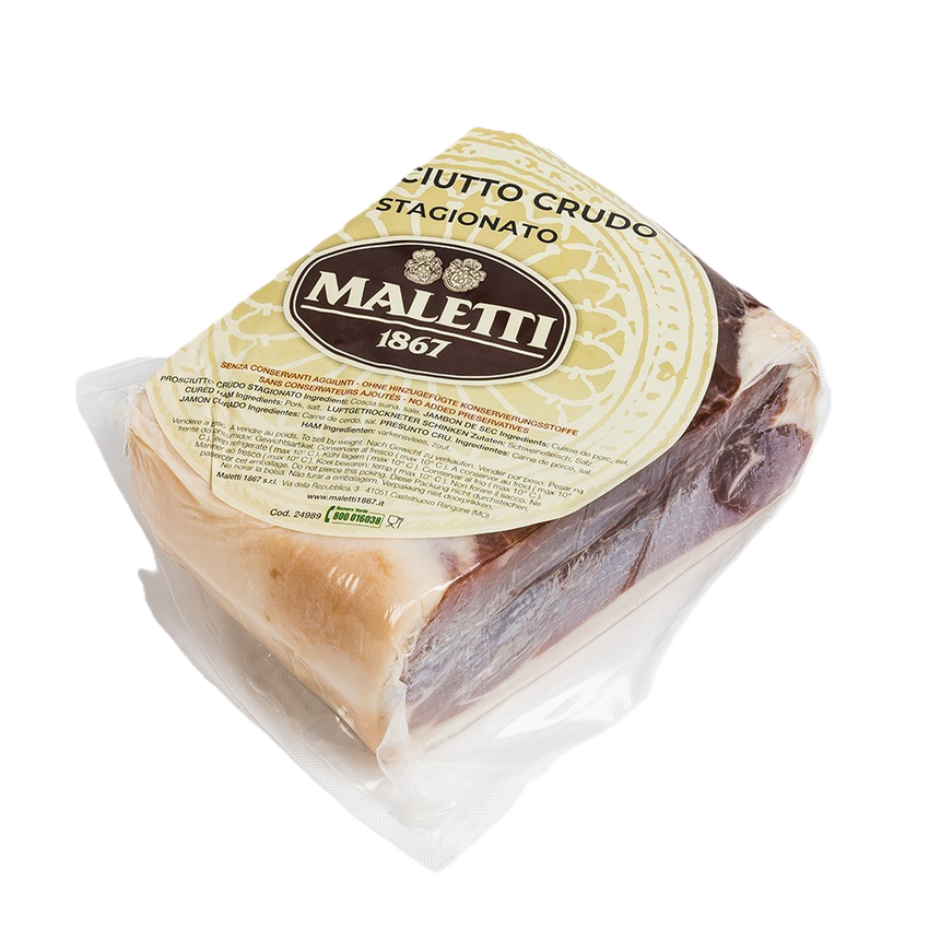 Prosciutto Crudo Stagionato Mattonella Maletti per kg