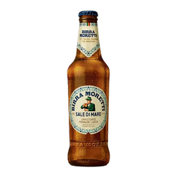 Brown beer bottle with 