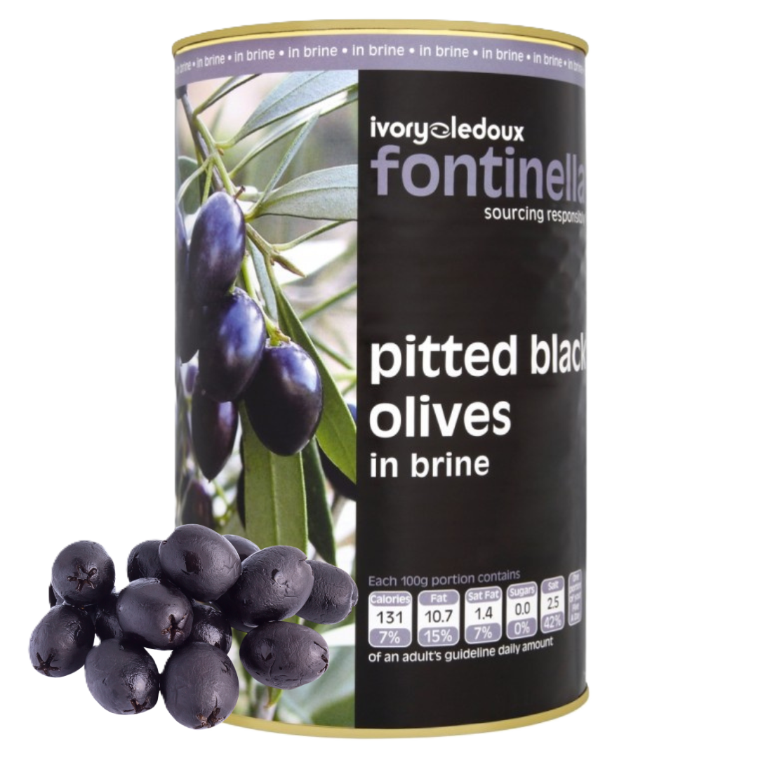 Black Pitted Olives 4.25kg (2.5kg)