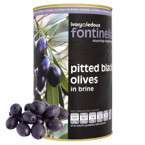 Black Pitted olives 4.25kg (2.5kg)