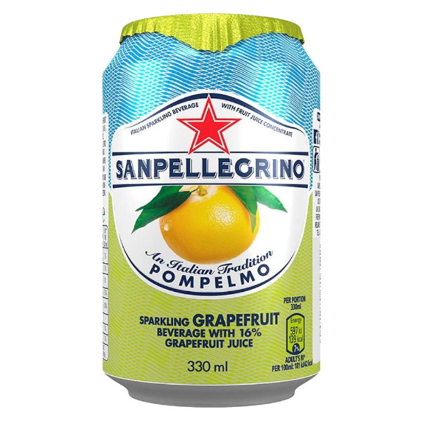 San Pellegrino Pompelmo (Grapefruit) 24 x 33cl Cans