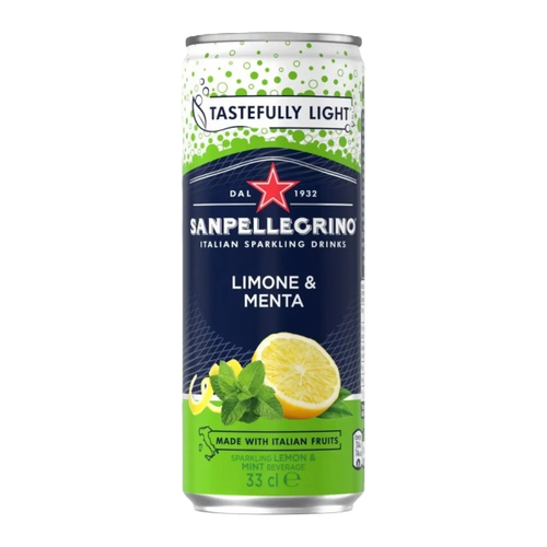San Pellegrino Limone e Mente (Lemon & Mint) 12 x 33cl Cans