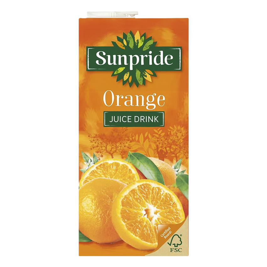 Sunpride Orange Juice 12 x 1ltr